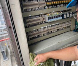 Outdoor distribution board inspection