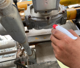 Gas valve leak detection